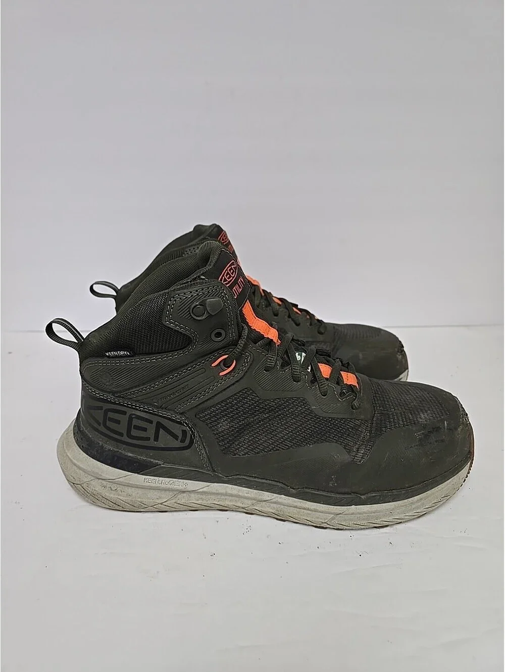 KEEN Men's Synchro Composite Toe Mid Waterproof 1030644 Hiker Boot Green 9.5D